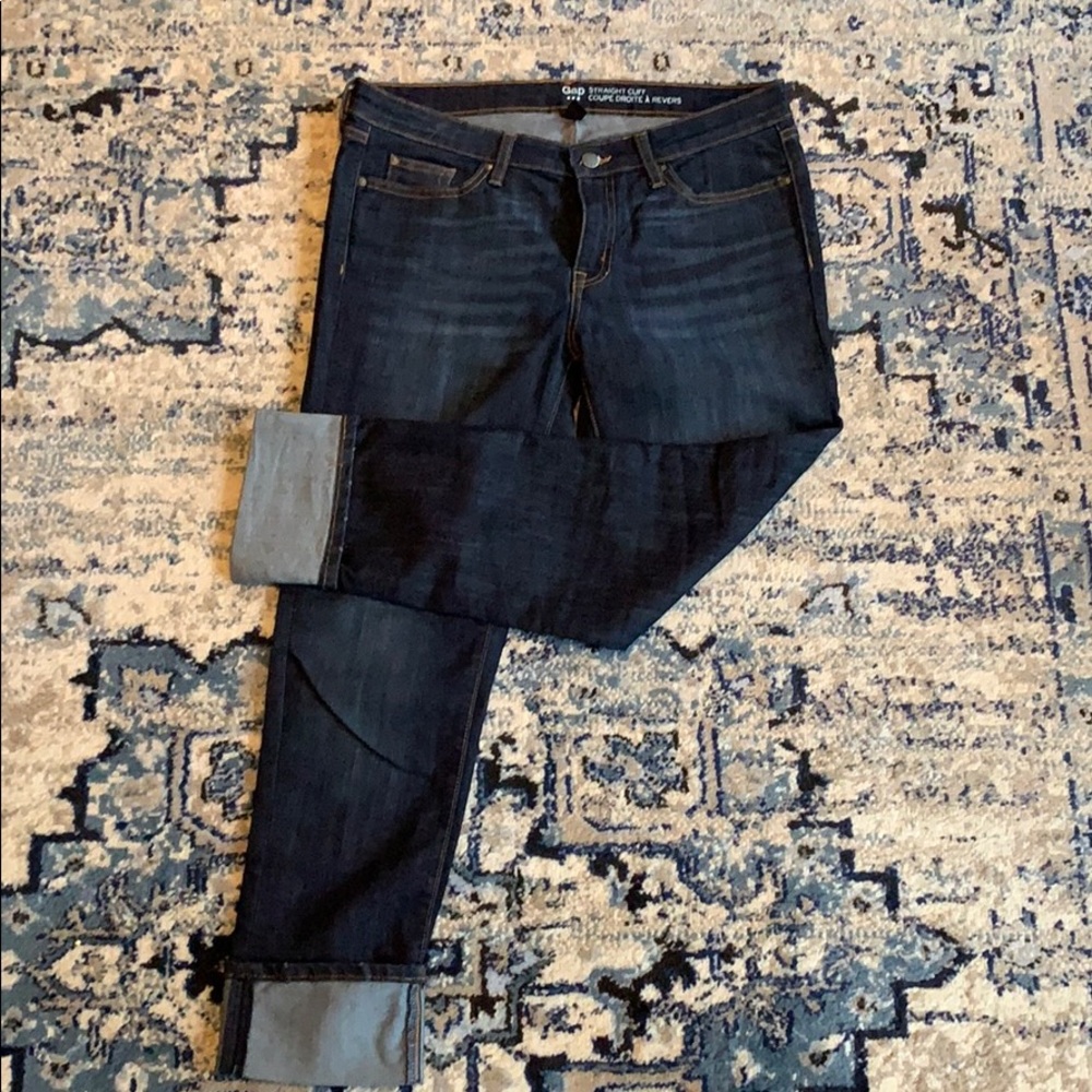 NWOT gap cuffed Capri jeans
